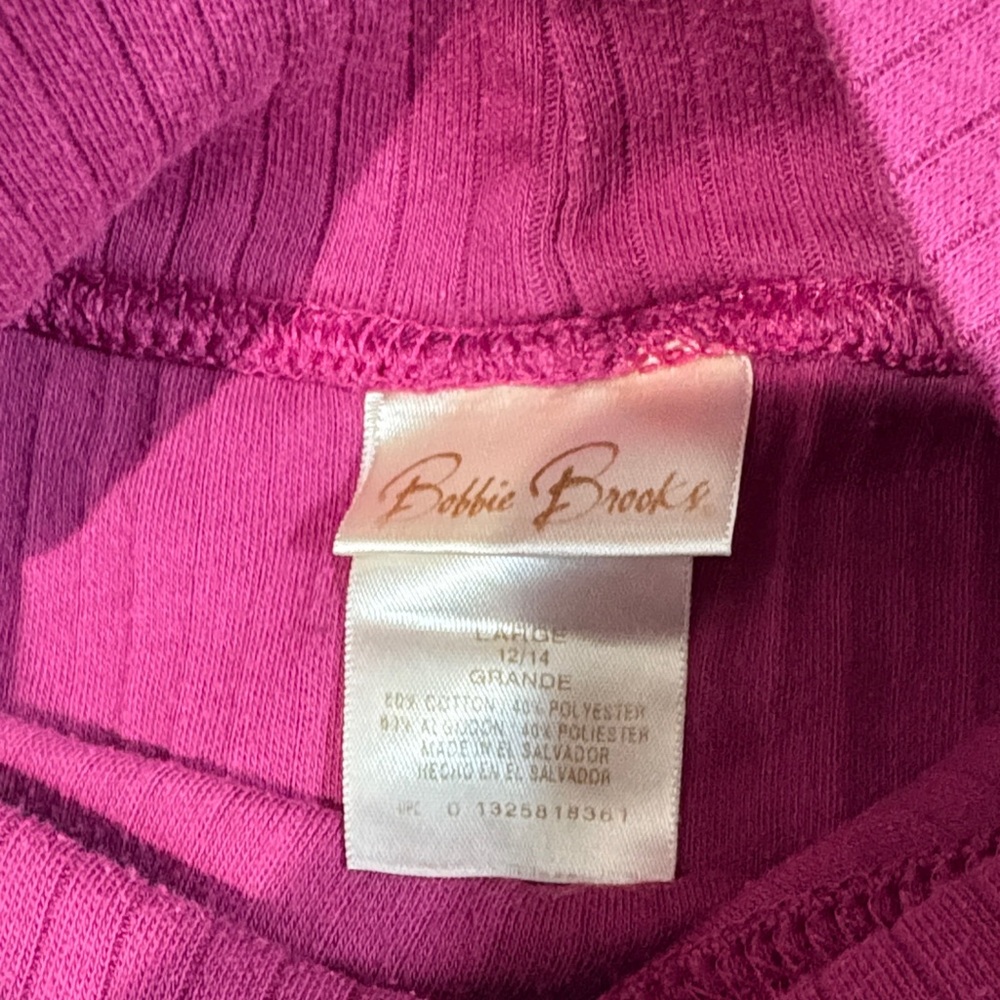 Bobbie Brooks Fuchsia Knit Top